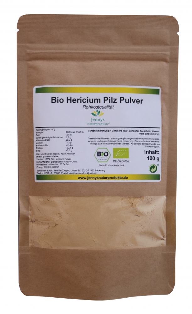 Bild 1 von Bio Hericium Pilz Pulver 100g